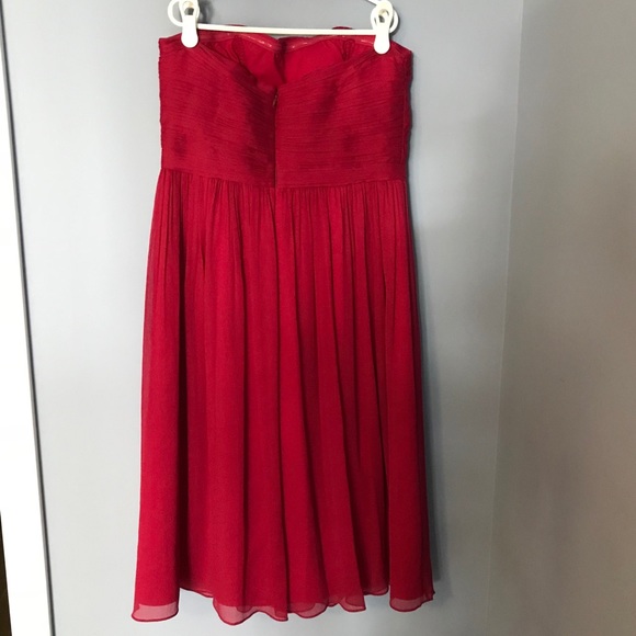 J Crew strapless berry dress - Picture 2 of 4